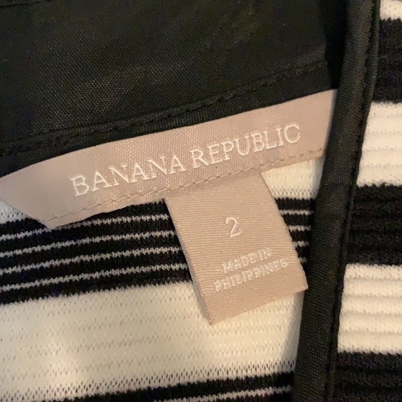 Black and White Striped Flare Dress,  2 - Picture 8 of 8